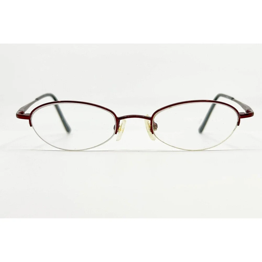 Taylor Scottsdale Lindsay Eyeglasses Womens Merlot Red Half Rim 46-19-135